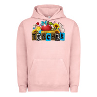 Pigment Salmon teacher Urban Hoodie - Zillion Design Studio