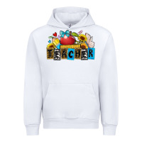White teacher Urban Hoodie - Zillion Design Studio