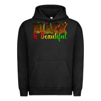 Pigment Black black is beautiful juneteenth Urban Hoodie - texasbilliewilder