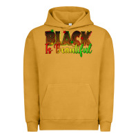 Pigment Peanut Butter black is beautiful juneteenth Urban Hoodie - texasbilliewilder