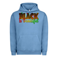 Pigment Pebble Blue black is beautiful juneteenth Urban Hoodie - texasbilliewilder