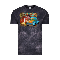 Cloud Black Farm Life Fall Barn And Truck Vintage Tee - Artiststas
