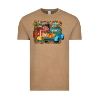 Vintage Coffee Farm Life Fall Barn And Truck Vintage Tee - Artiststas