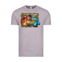 Vintage Zinc Farm Life Fall Barn And Truck Vintage Tee - Artiststas