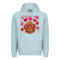Blue Mist valentine's day toy poodle Premium Hoodie - RanaPortraitStore