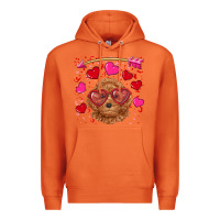 Carrot valentine's day toy poodle Premium Hoodie - RanaPortraitStore