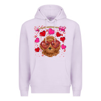 Lilac valentine's day toy poodle Premium Hoodie - RanaPortraitStore