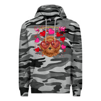Slate Camo valentine's day toy poodle Premium Hoodie - RanaPortraitStore