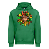 Emerald black history sunflower Urban Hoodie - texasbilliewilder