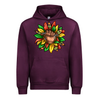 Mauve Wine black history sunflower Urban Hoodie - texasbilliewilder