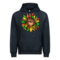 Navy black history sunflower Urban Hoodie - texasbilliewilder