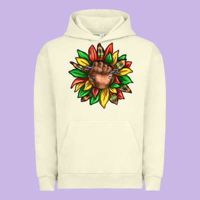 Urban Hoodie black history sunflower