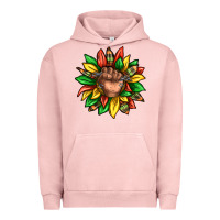 Pigment Salmon black history sunflower Urban Hoodie - texasbilliewilder