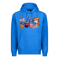 True Royal 4th of july coffee cups Premium Hoodie - texasbilliewilder
