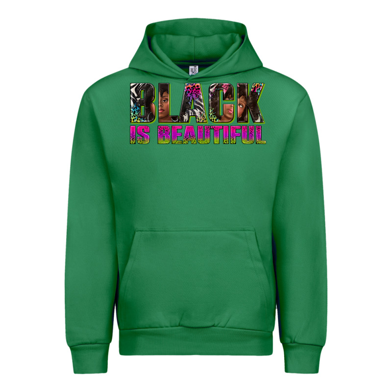 Black Is Beautiful Neon Urban Hoodie by texasbilliewilder | Teevron