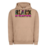 Pigment Burro black is beautiful neon Urban Hoodie - texasbilliewilder