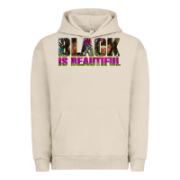 Pigment French Oak black is beautiful neon Urban Hoodie - texasbilliewilder
