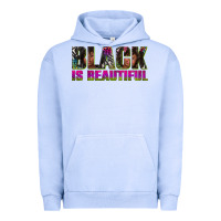 Pigment Grape Ice black is beautiful neon Urban Hoodie - texasbilliewilder
