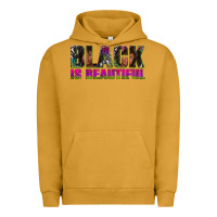 Pigment Peanut Butter black is beautiful neon Urban Hoodie - texasbilliewilder
