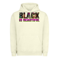Pigment Pistachio black is beautiful neon Urban Hoodie - texasbilliewilder