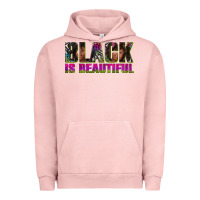 Pigment Salmon black is beautiful neon Urban Hoodie - texasbilliewilder