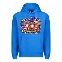 True Royal 4th of july cow Premium Hoodie - texasbilliewilder