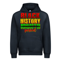 Navy black history month period juneteenth Urban Hoodie - texasbilliewilder