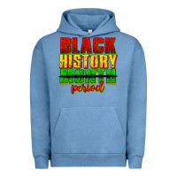 Pigment Pebble Blue black history month period juneteenth Urban Hoodie - texasbilliewilder