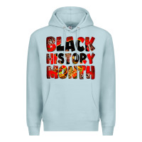Blue Mist black history month Premium Hoodie - Zillion Design Studio