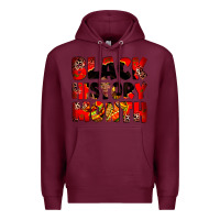 Burgundy black history month Premium Hoodie - Zillion Design Studio