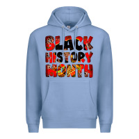 Colony Blue black history month Premium Hoodie - Zillion Design Studio