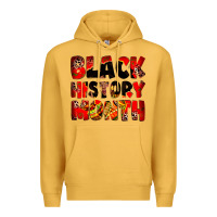 Mustard black history month Premium Hoodie - Zillion Design Studio