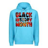 Ocean Blue black history month Premium Hoodie - Zillion Design Studio