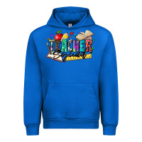 Cobalt teacher squad Urban Hoodie - Zillion Design Studio