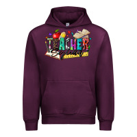 Mauve Wine teacher squad Urban Hoodie - Zillion Design Studio