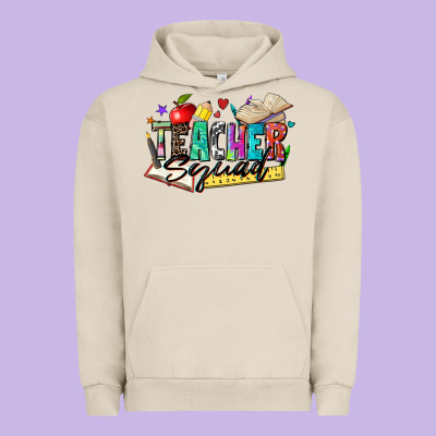 Teacher Squad Urban Hoodie Designed By Zillion Design Studio