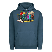 Pigment Midnight Navy teacher squad Urban Hoodie - Zillion Design Studio