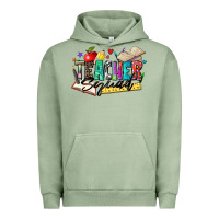 Pigment Oil Green teacher squad Urban Hoodie - Zillion Design Studio