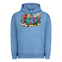 Pigment Pebble Blue teacher squad Urban Hoodie - Zillion Design Studio