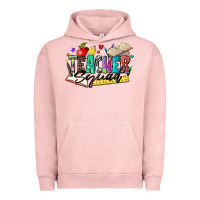 Pigment Salmon teacher squad Urban Hoodie - Zillion Design Studio