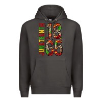 Smoke 1865 juneteenth Premium Hoodie - Zillion Design Studio