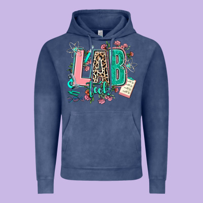 Lab Tech Vintage Hoodie Designed By Adodesignshop