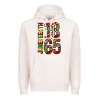Pale Pink 1865 juneteenth Premium Hoodie - Zillion Design Studio