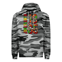 Slate Camo 1865 juneteenth Premium Hoodie - Zillion Design Studio