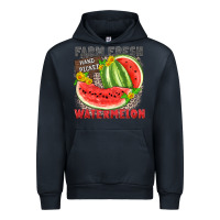 Navy farm fresh watermelon Urban Hoodie - Zillion Design Studio