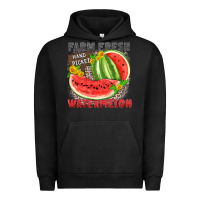 Pigment Black farm fresh watermelon Urban Hoodie - Zillion Design Studio