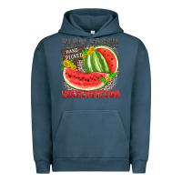 Pigment Midnight Navy farm fresh watermelon Urban Hoodie - Zillion Design Studio