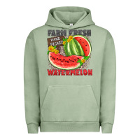 Pigment Oil Green farm fresh watermelon Urban Hoodie - Zillion Design Studio