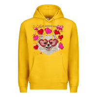 Lemon valentine's day white pomeranian Premium Hoodie - RanaPortraitStore