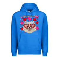 True Royal valentine's day white pomeranian Premium Hoodie - RanaPortraitStore